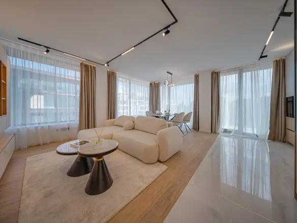 Luxurious two-bedroom apartment in an iconic, innovative building Kosher