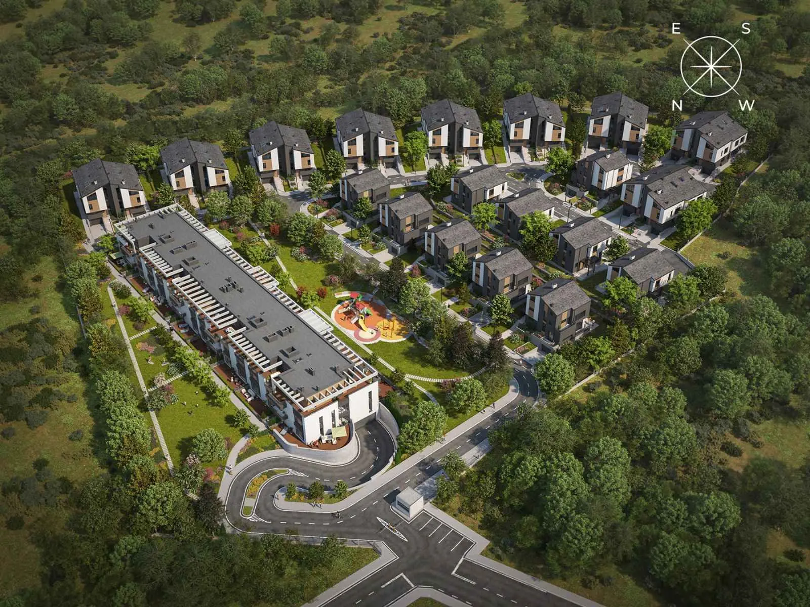 03d2e1dba57b054a4a97deedb466bc60-1 Тwo bedroom apartment in a luxury residential complex combining the comforts of the big city and the tranquility of life in nature for sale