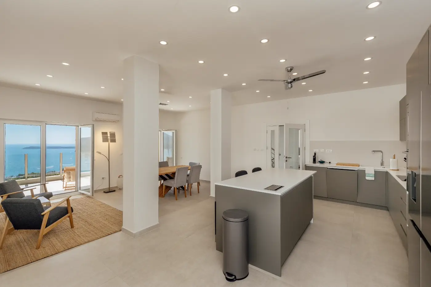 Luxury villa with pool and panoramic sea view, Podi, Herceg Novi