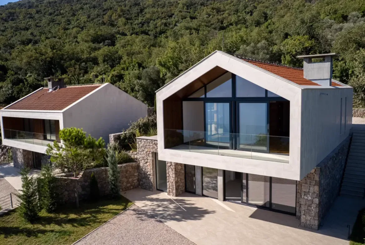 Two modern villas with panoramic sea views, Zabrdje, Herceg Novi