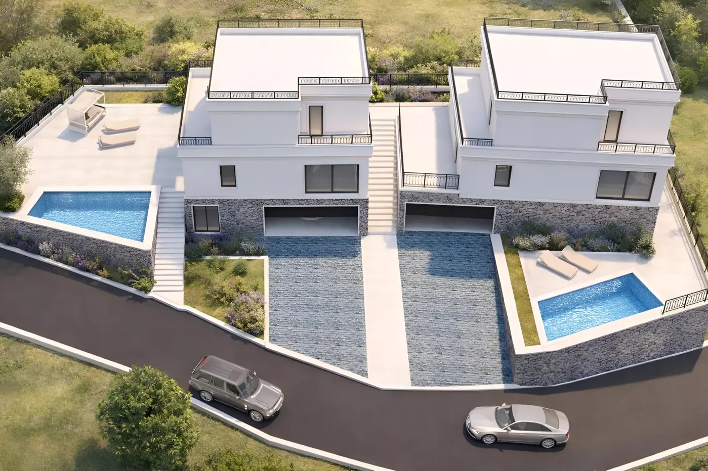 Villa complex near the sea, Kamenovo
