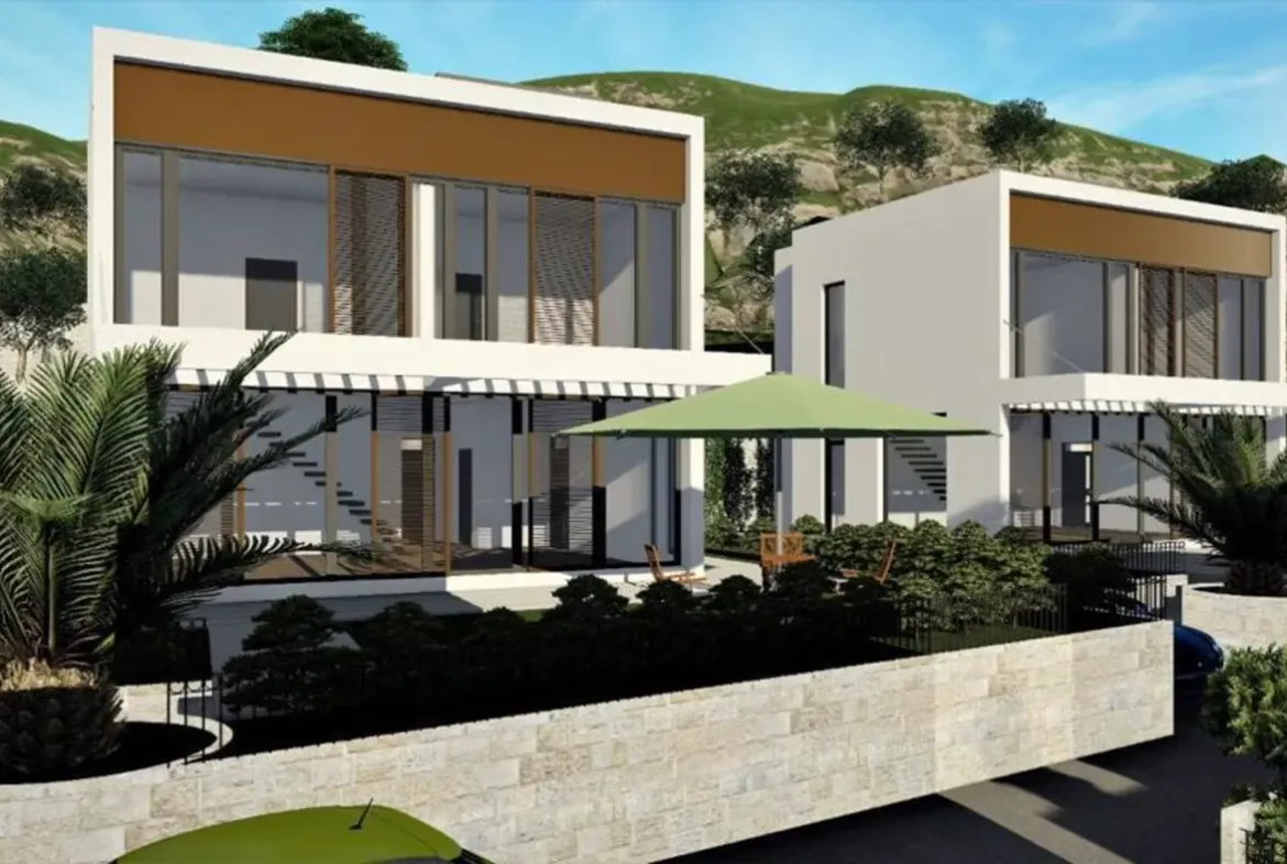 Modern villas in a new luxury settlement near the Portonovi resort, Herceg Novi