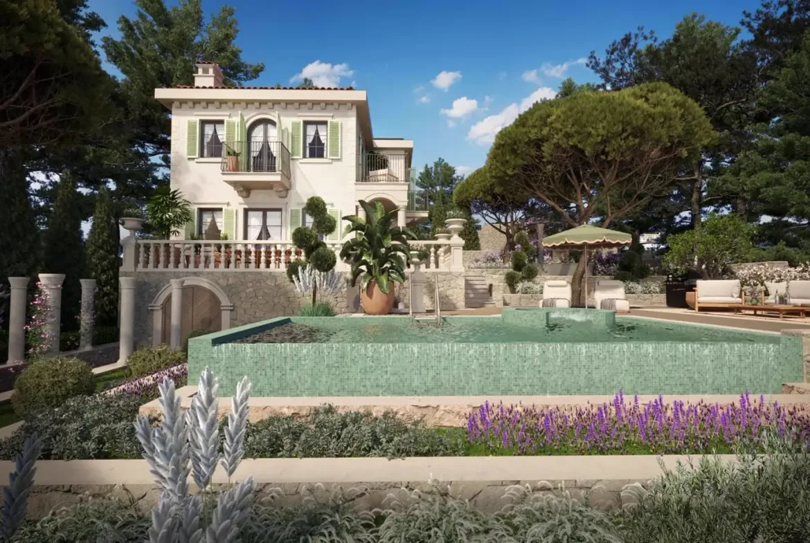 Villa Magnolia on the first line to the sea within the complex Ribarsko selo, Herceg Novi