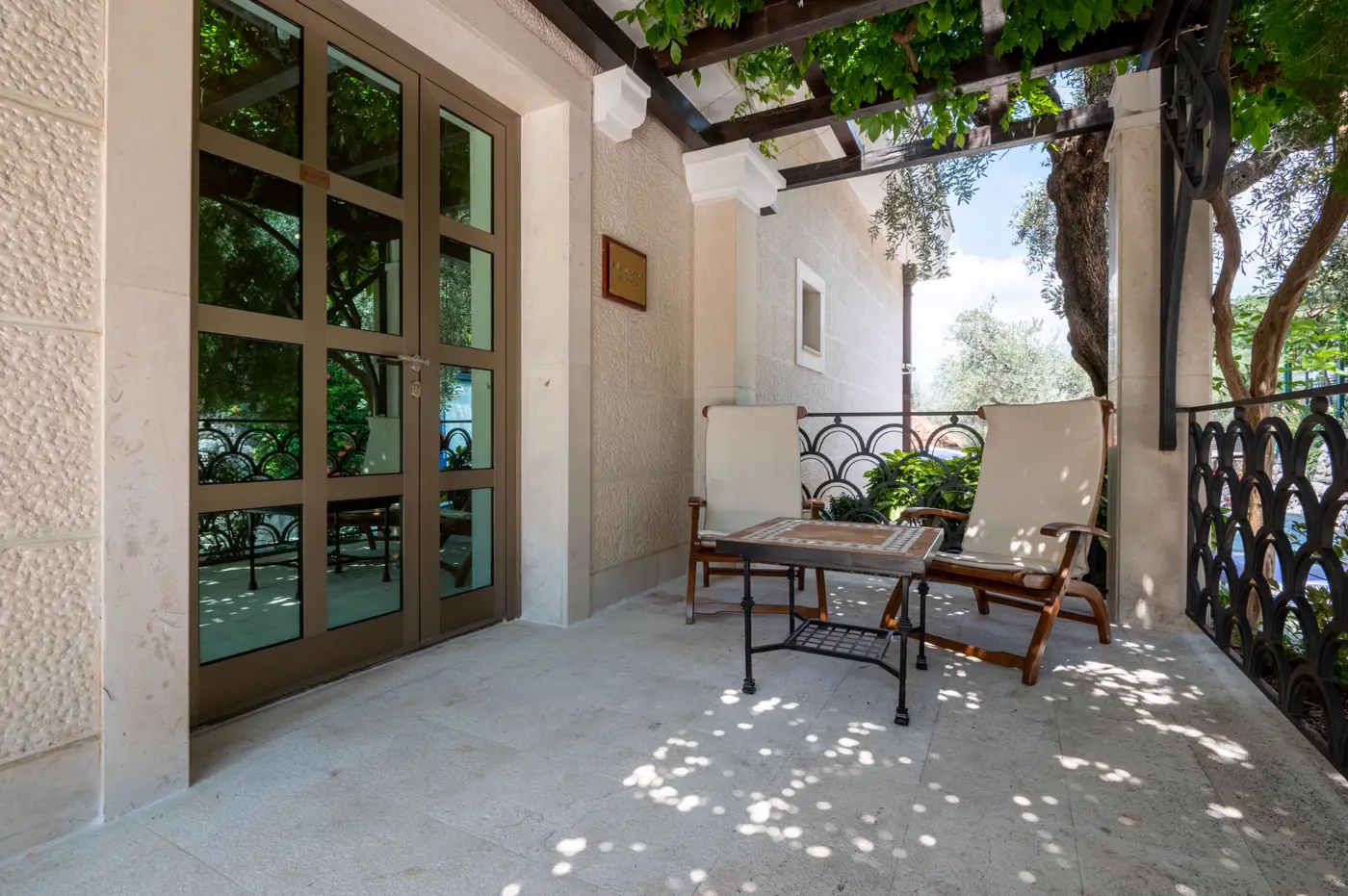 Complex of two luxury villas with swimming pool and panoramic sea view, Sveti Stefan, Budva