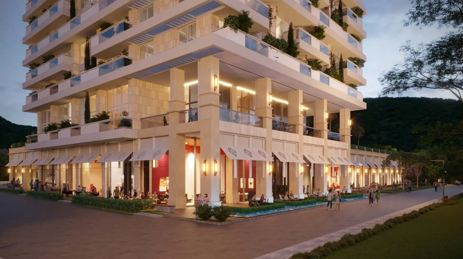 Luxurious Penthouse at the beachfront five-star complex in Budva