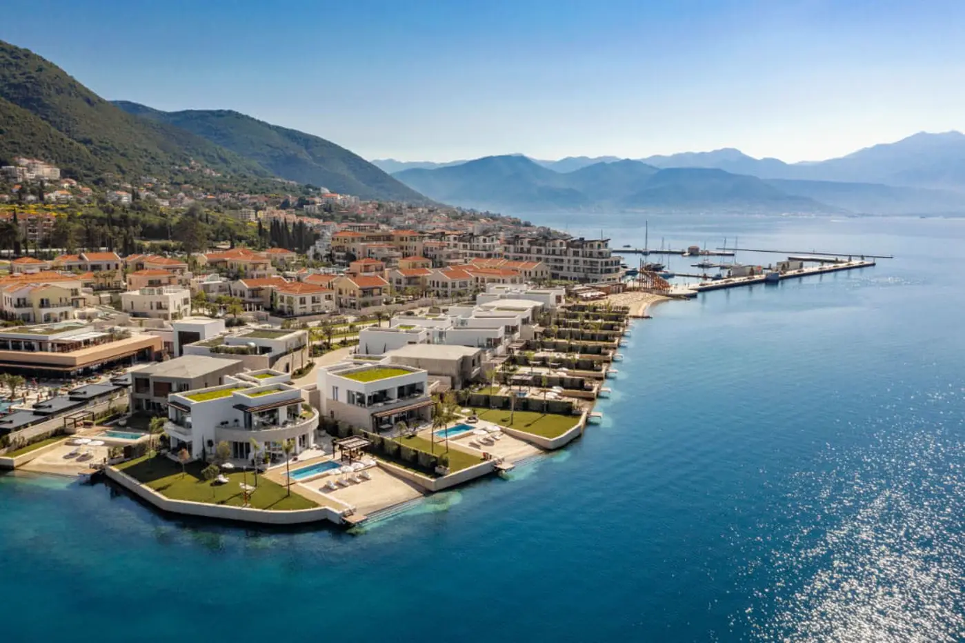 One&Only branded private villa on the first line to the sea, Portonovi, Herceg Novi