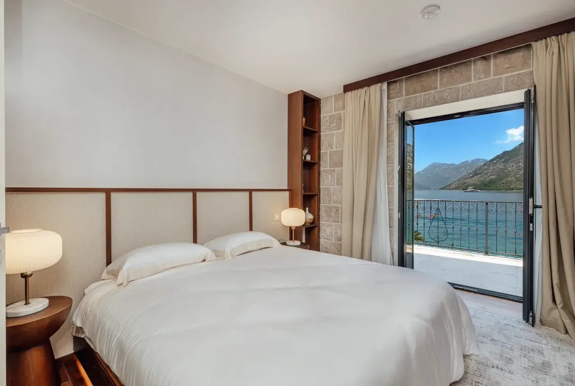 Stone villa on the first line to the sea, Ljuta, Kotor