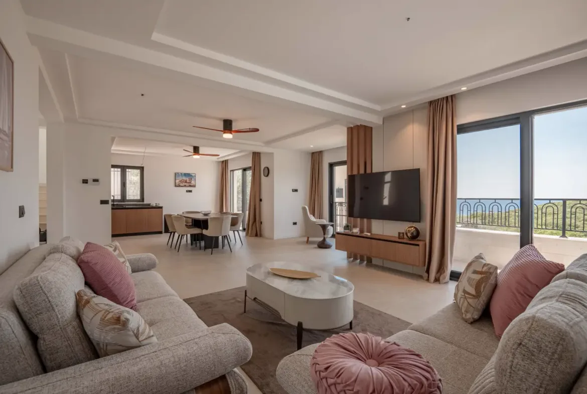 New contemporary villa in Mediterranean style, Reževići, Budva