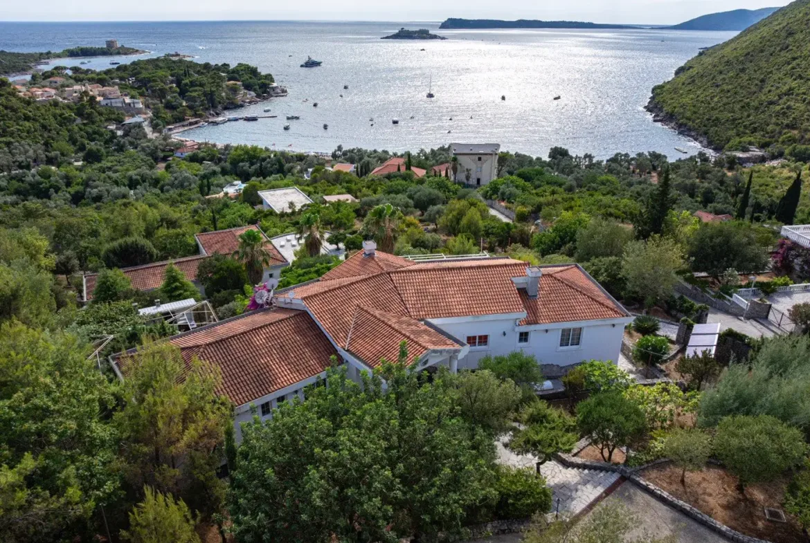 Villa with panoramic sea view on a large property, Žanjice, Herceg Novi