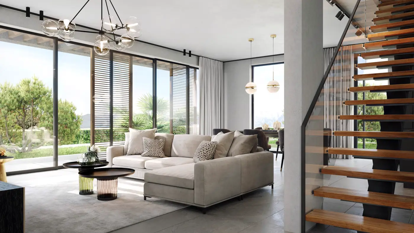 Modern villas in a new luxury settlement near the Portonovi resort, Herceg Novi
