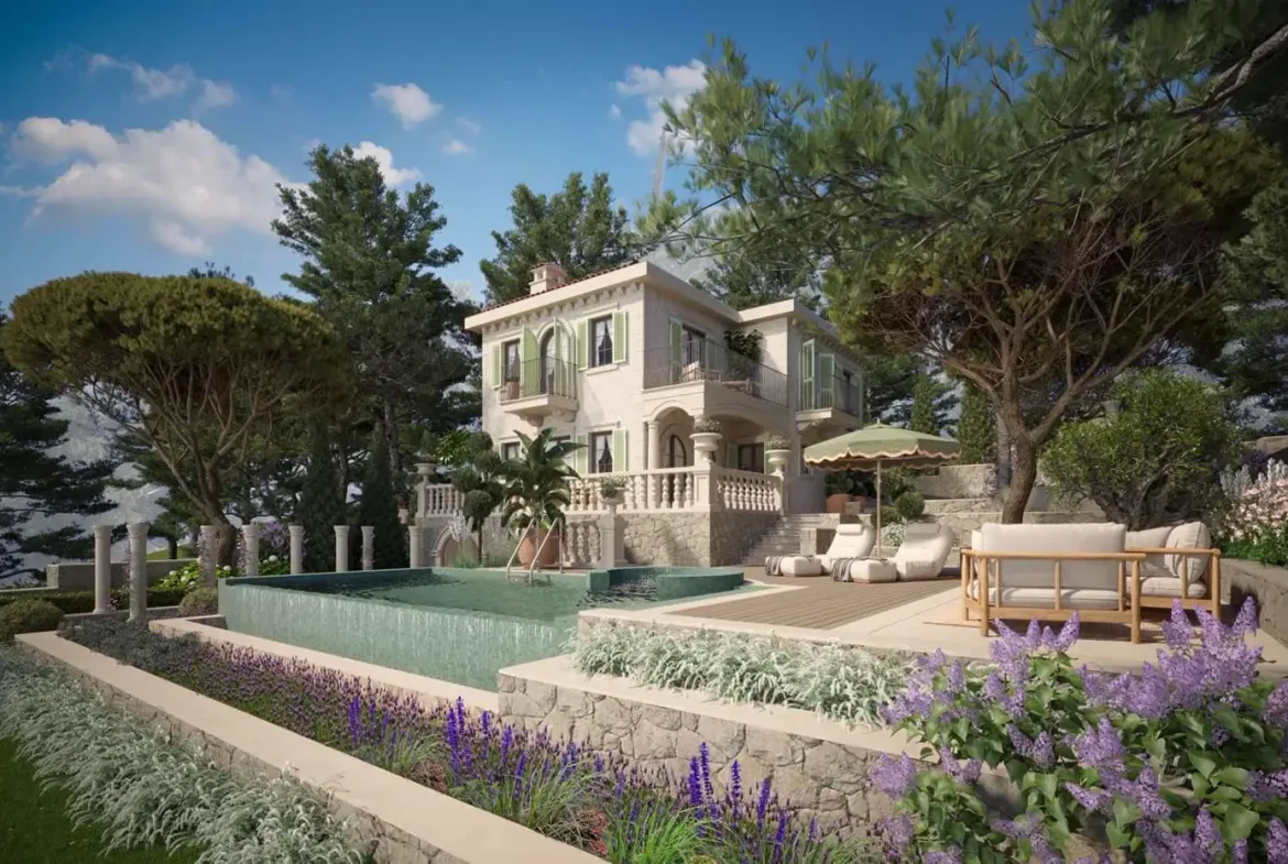 Villa Magnolia on the first line to the sea within the complex Ribarsko selo, Herceg Novi