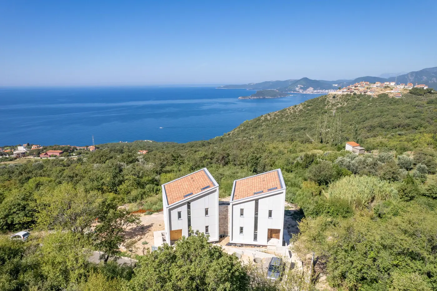 Eco villas with panoramic sea view, Tudorovići, Budva