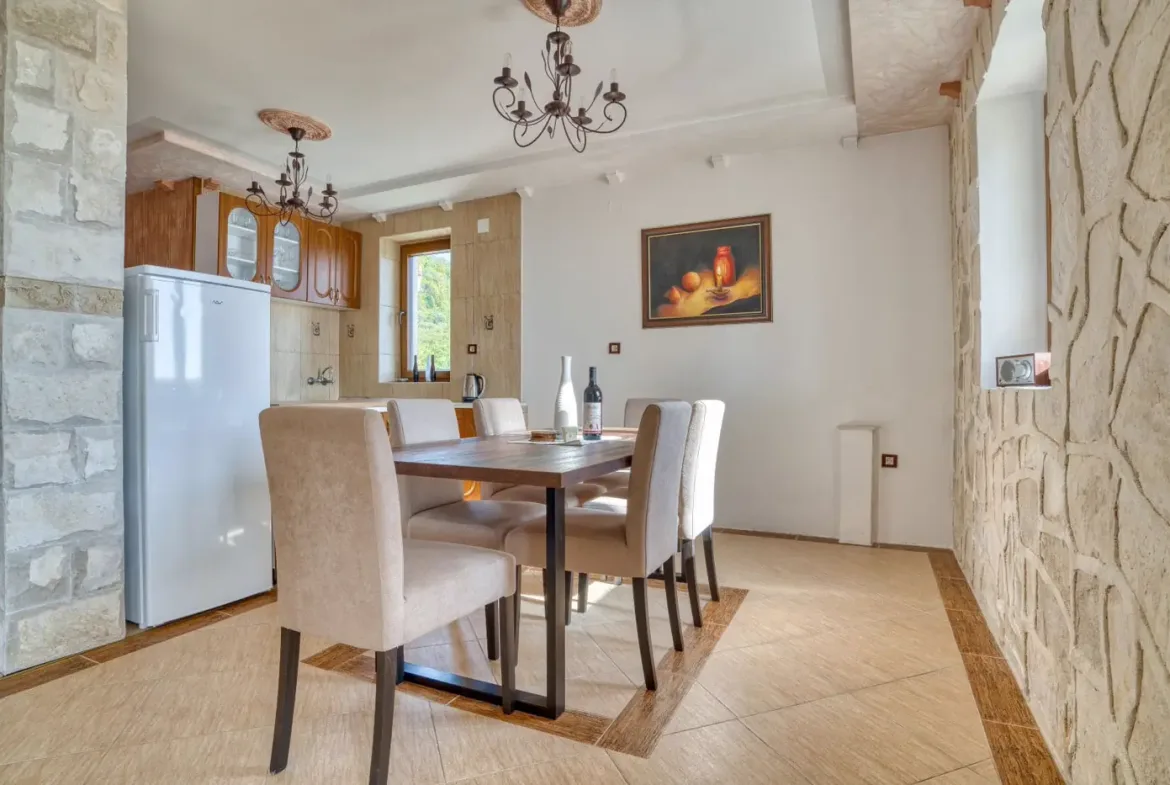 Authentic stone villa with panoramic sea view, Petrovac, Budva