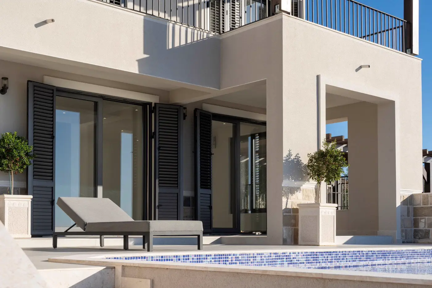 New villa with 4 bedrooms and panoramic sea view, Blizikuće, Budva