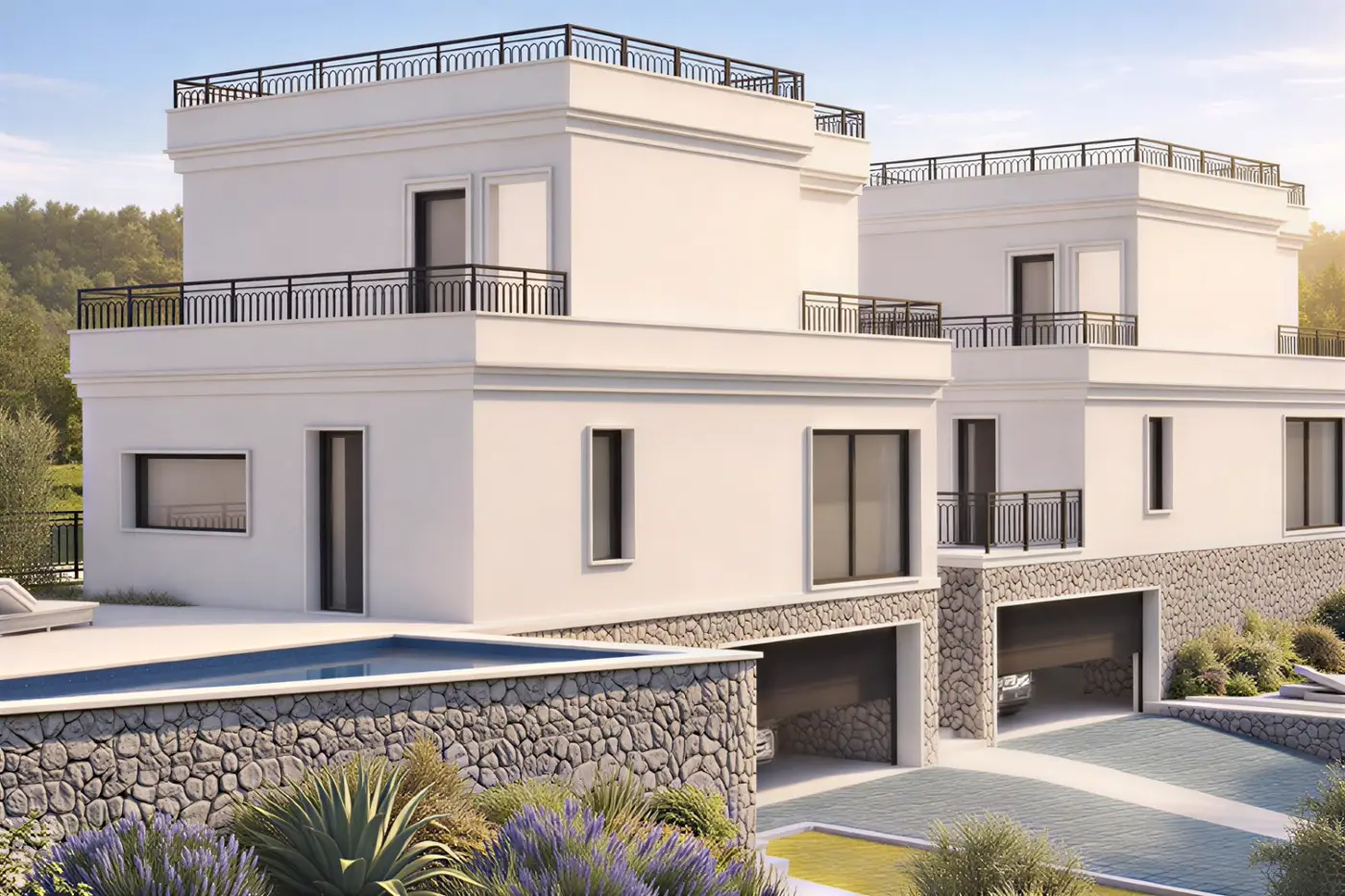 Villa complex near the sea, Kamenovo