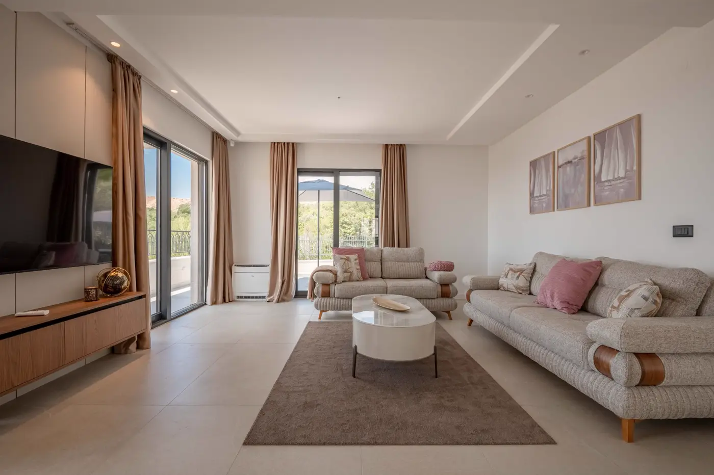 New contemporary villa in Mediterranean style, Reževići, Budva