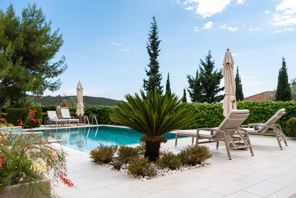 Villa with a panoramic view of the sea and Mamula, Žanjice, Herceg Novi