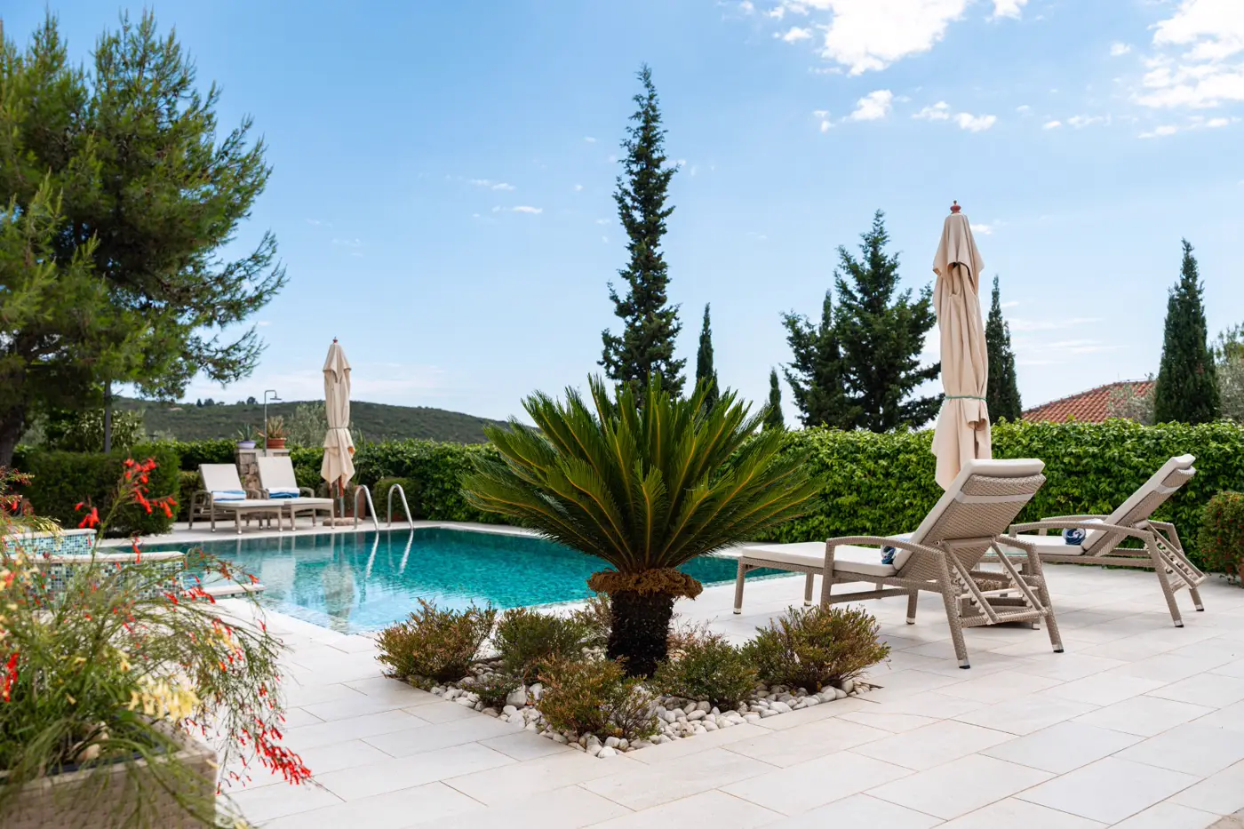 Villa with a panoramic view of the sea and Mamula, Žanjice, Herceg Novi