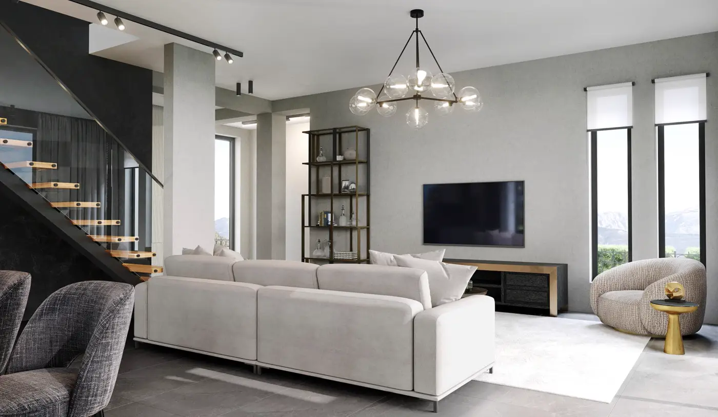 Modern villas in a new luxury settlement near the Portonovi resort, Herceg Novi