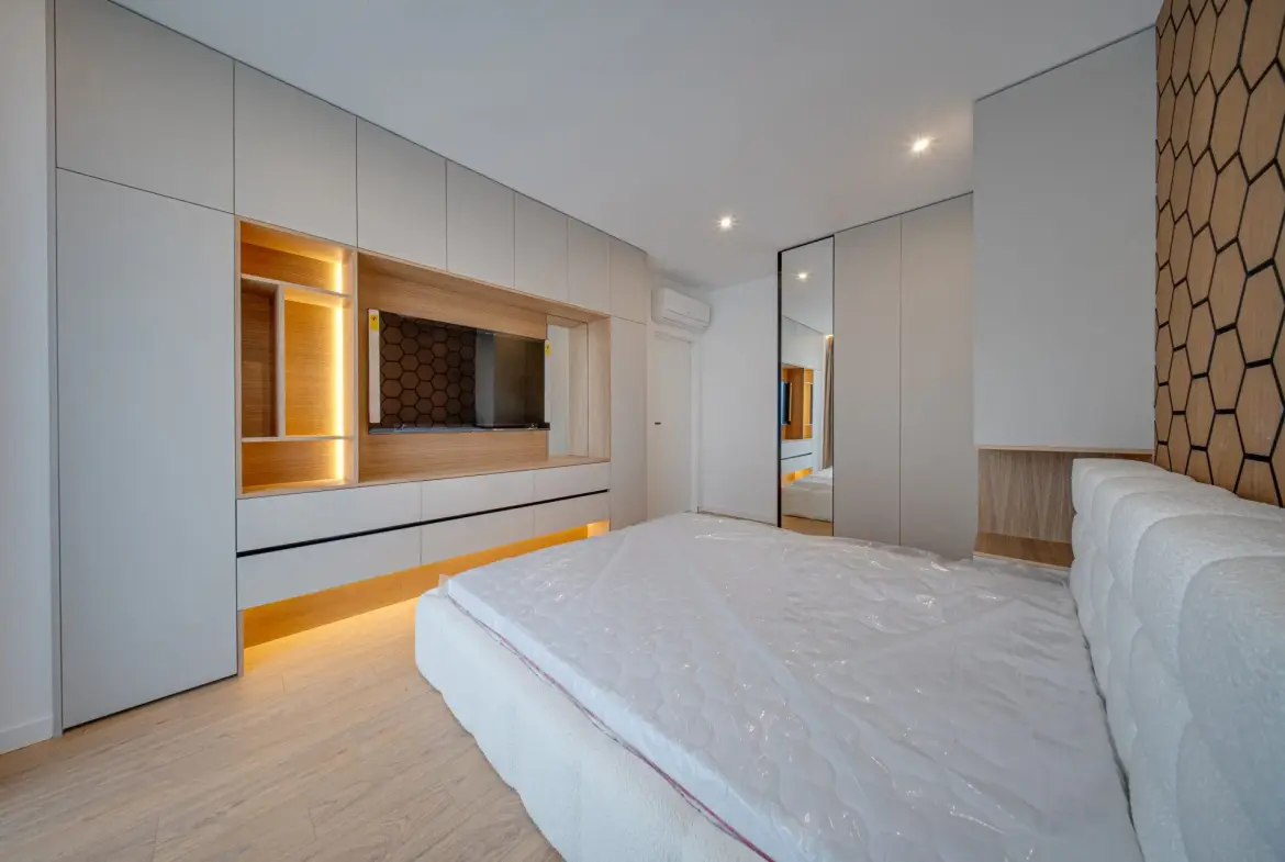 Luxurious two-bedroom apartment in an iconic, innovative building Kosher