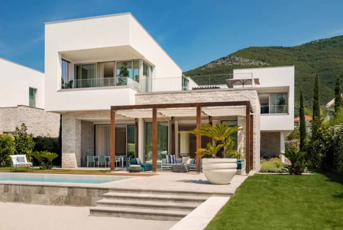 One&Only branded private villa on the first line to the sea, Portonovi, Herceg Novi