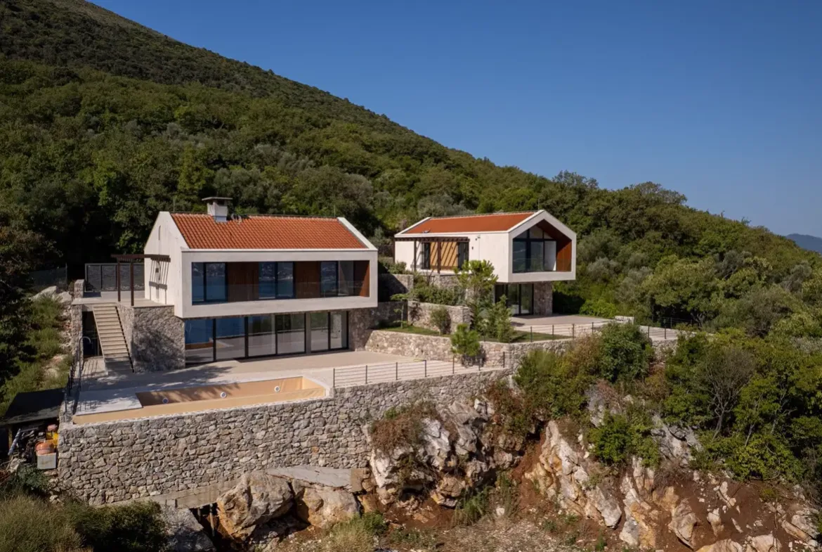 Two modern villas with panoramic sea views, Zabrdje, Herceg Novi