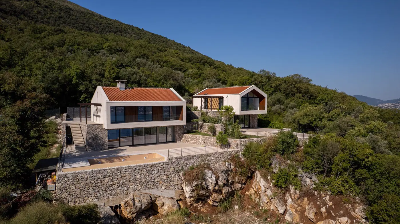 07-12 Two modern villas with panoramic sea views, Zabrdje, Herceg Novi