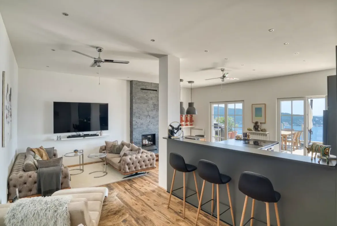 New villa with pool and panoramic sea view, Podi, Herceg Novi