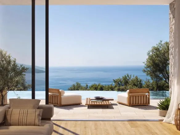 Luxury three bedroom villa on golf course, Lustica Bay