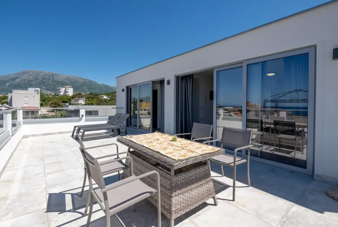 New villa with panoramic sea view, Utjeha, Bar