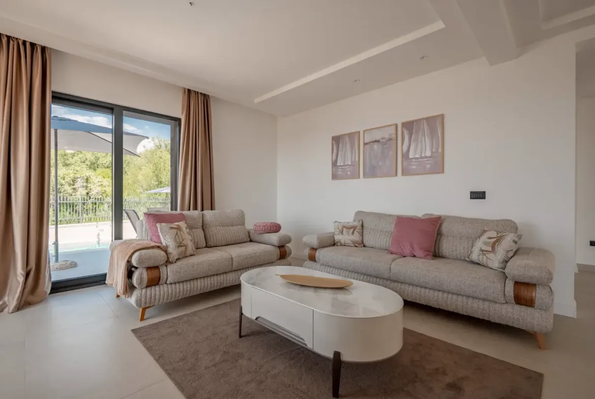 New contemporary villa in Mediterranean style, Reževići, Budva
