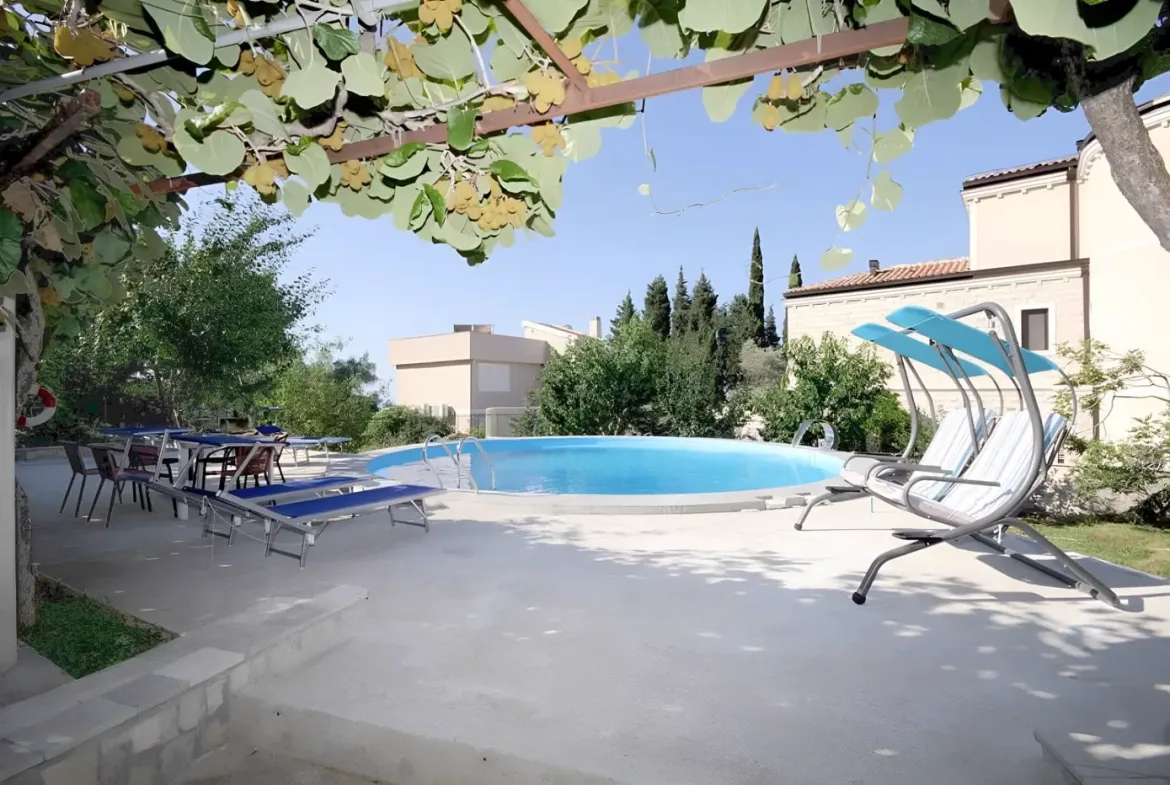 Villa with swimming pool on a plot of 1200m2, Katun Reževići, Budva