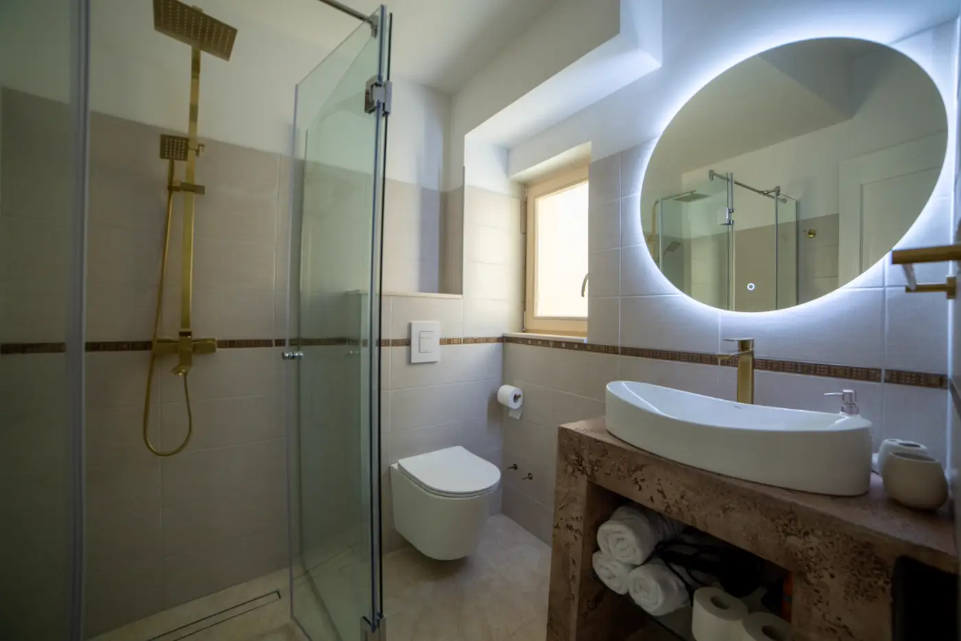 Three-story villa on the first line to the sea, available for rent, Lepetane, Tivat