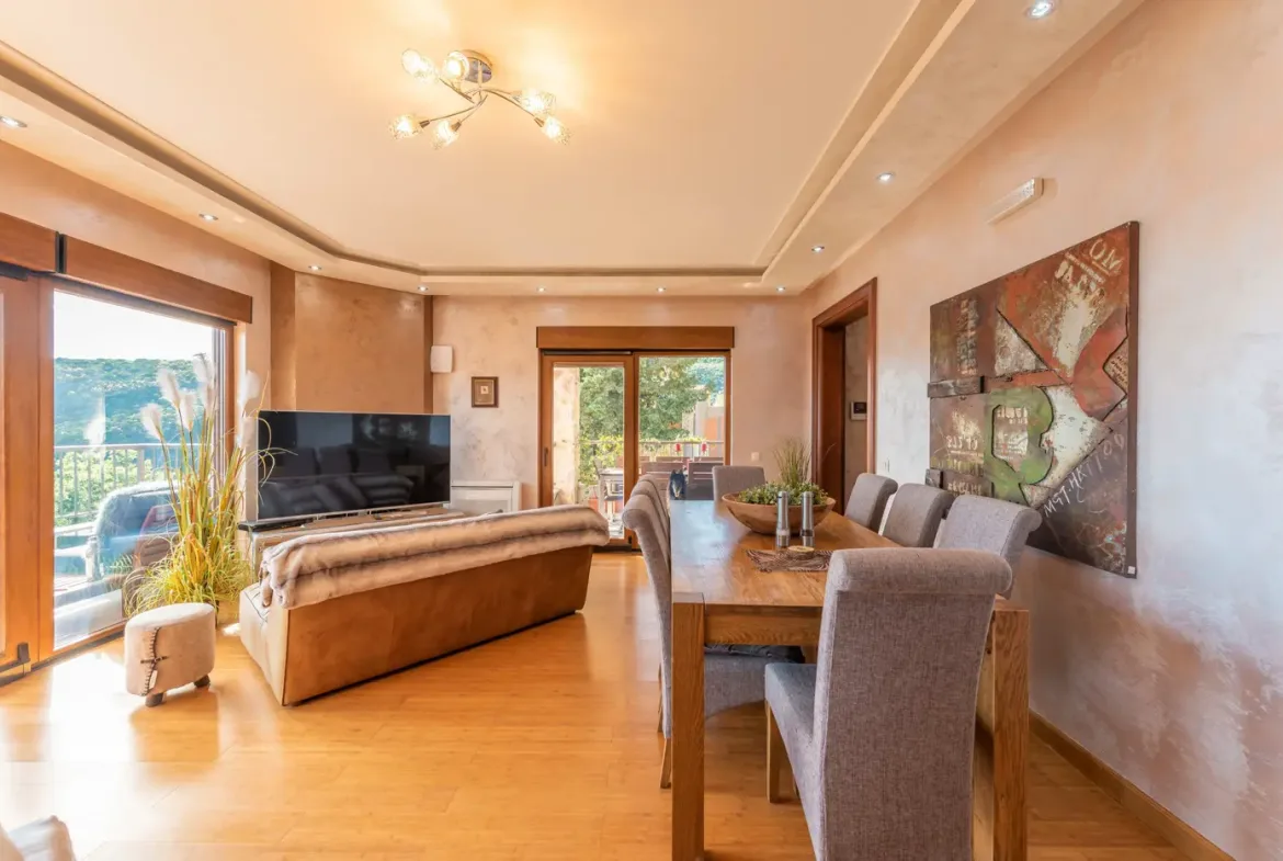 Stone villa with pool and panoramic sea view, Markovići, Budva