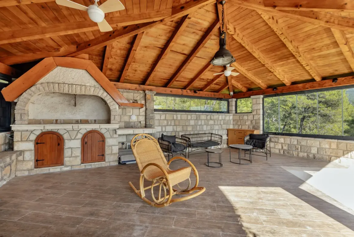 Luxury stone villa with outdoor pool, Kava, Tivat