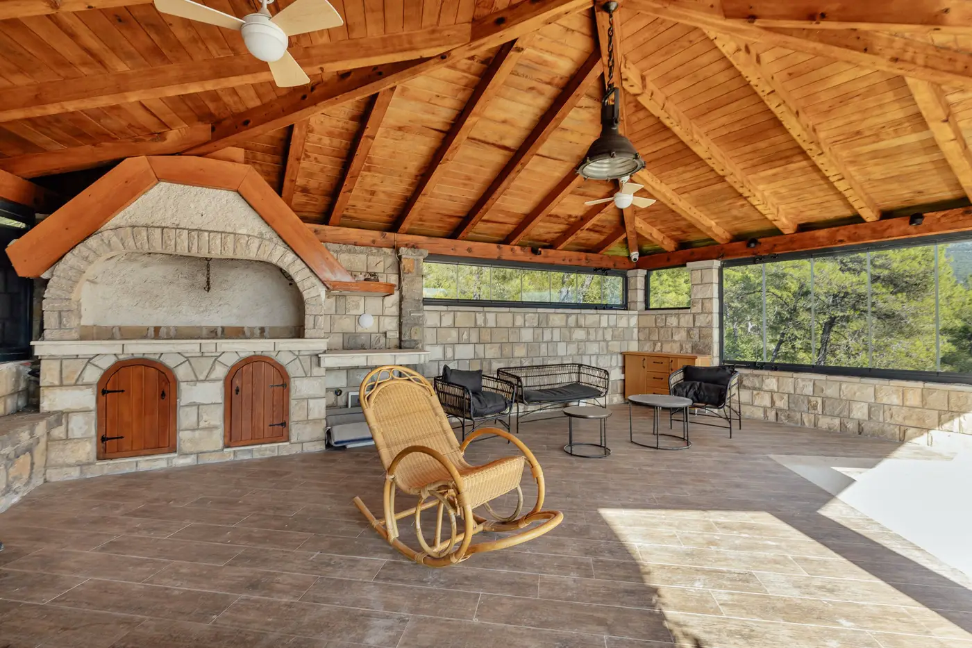 Luxury stone villa with outdoor pool, Kava, Tivat