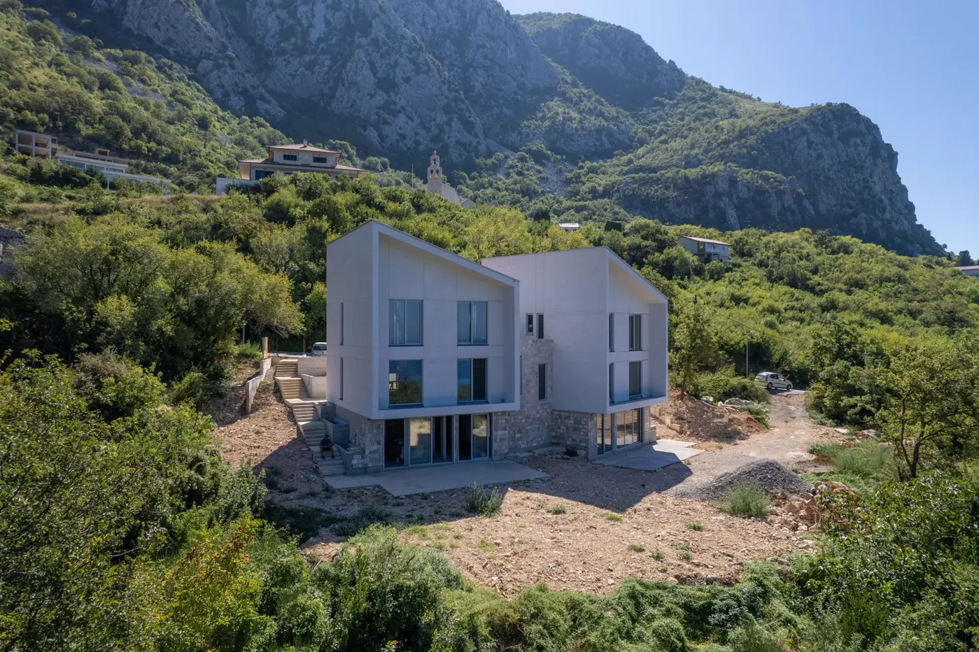 Eco villas with panoramic sea view, Tudorovići, Budva