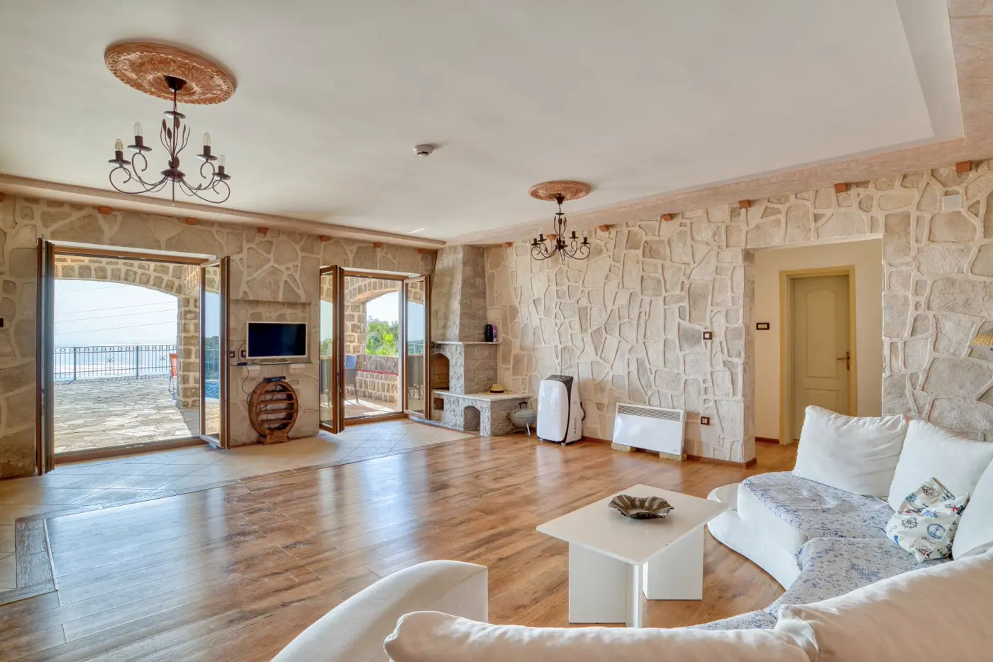 Authentic stone villa with panoramic sea view, Petrovac, Budva