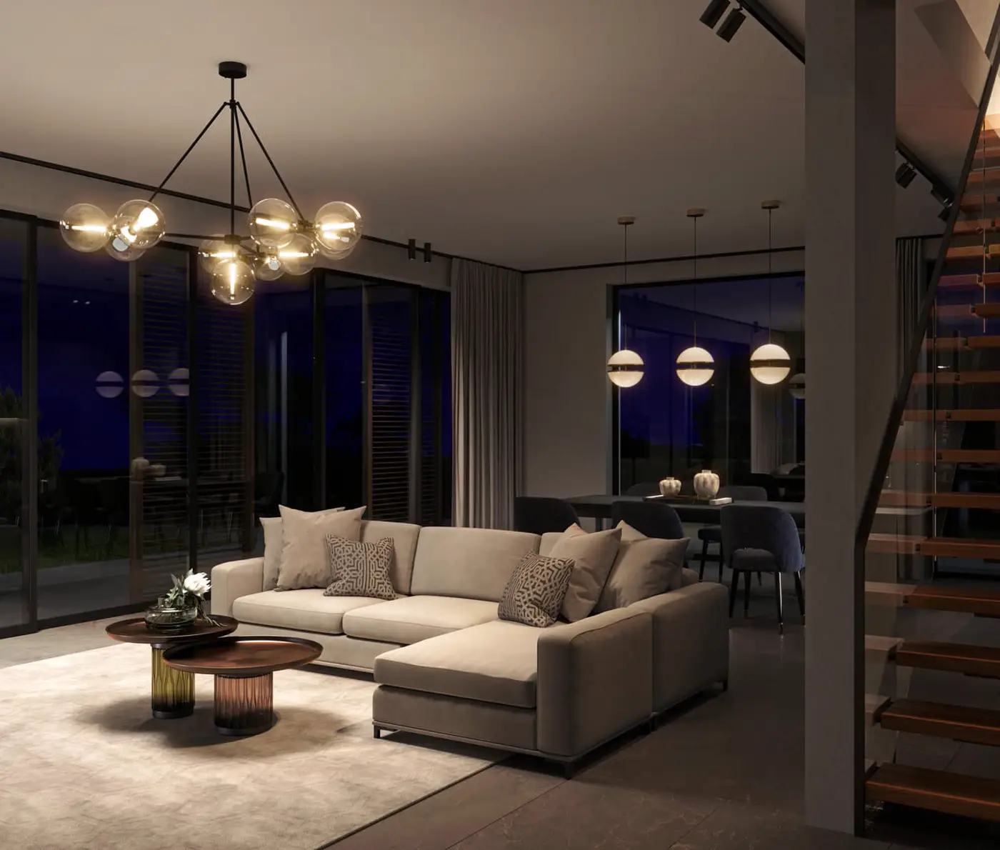 Modern villas in a new luxury settlement near the Portonovi resort, Herceg Novi