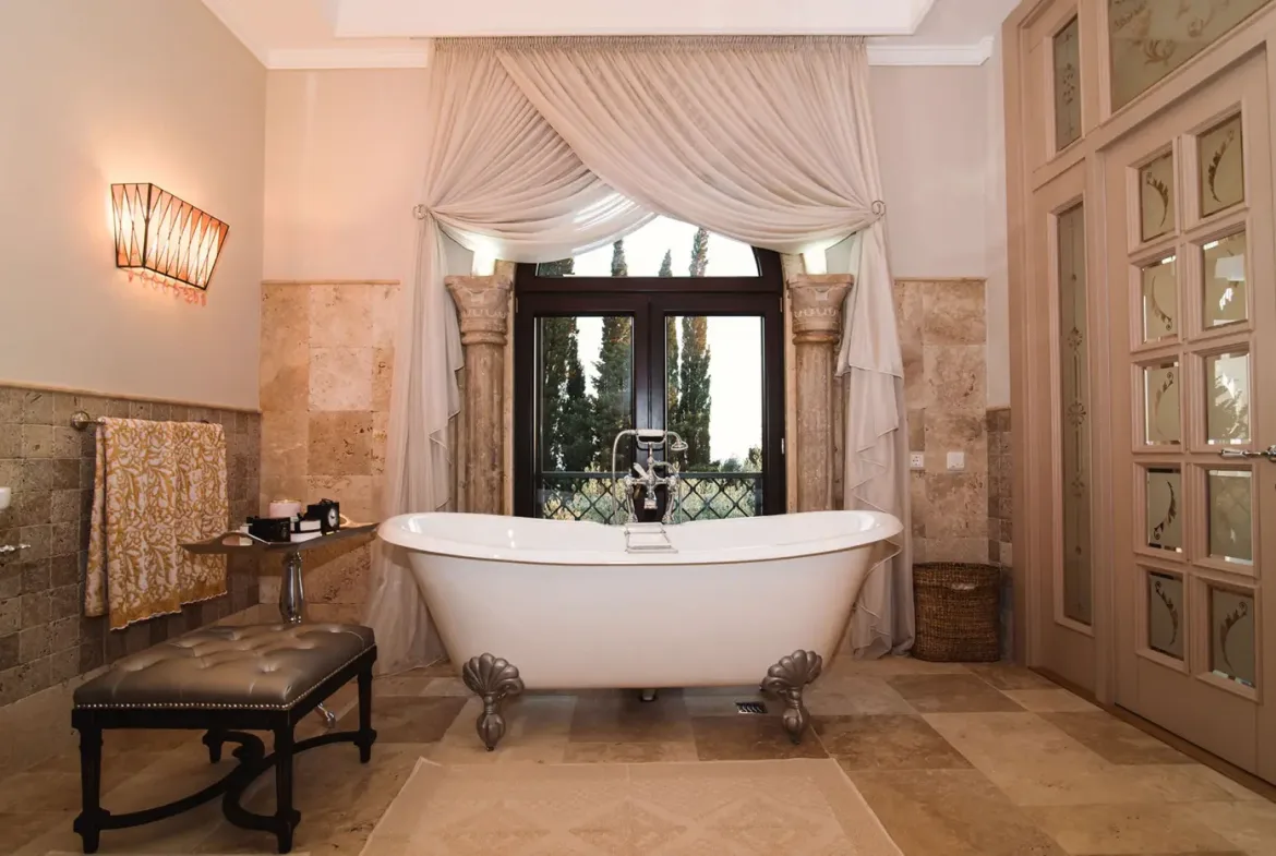 Authentic three-story villa with pool, Reževići, Budva