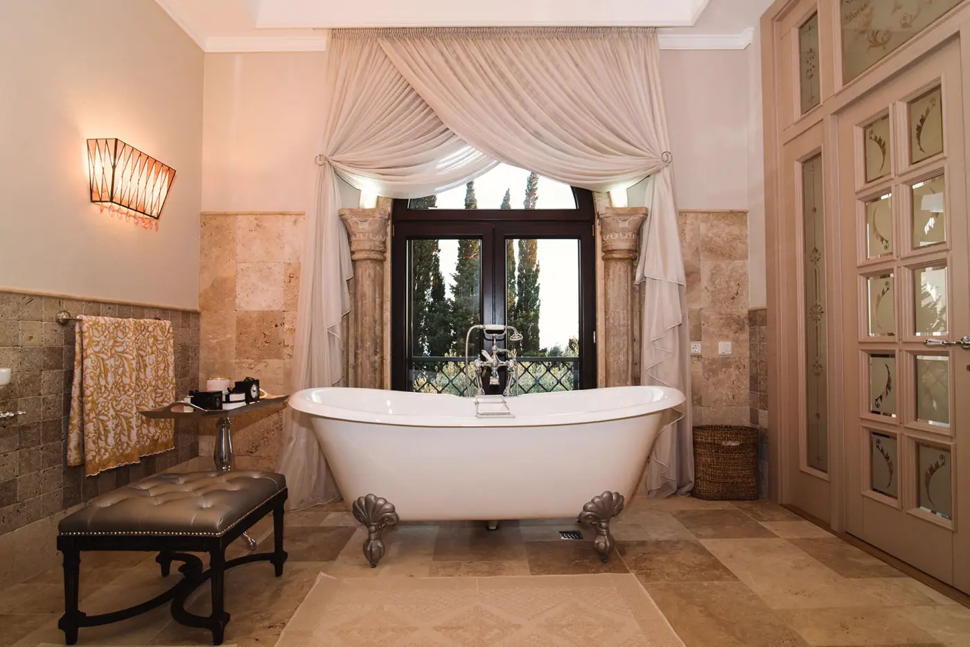 Authentic three-story villa with pool, Reževići, Budva