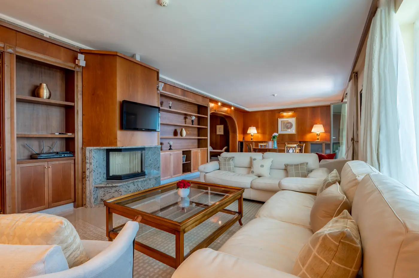 Complex of two luxury villas with swimming pool and panoramic sea view, Sveti Stefan, Budva