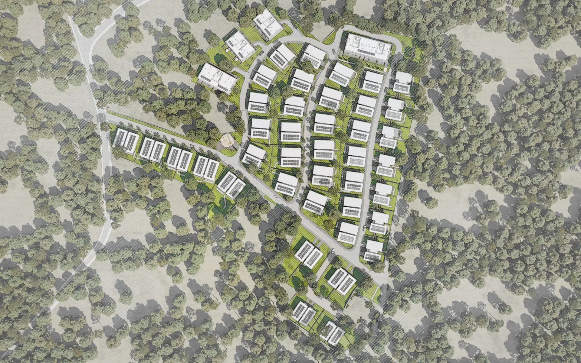 Single-family house in a new luxury gated residential complex
