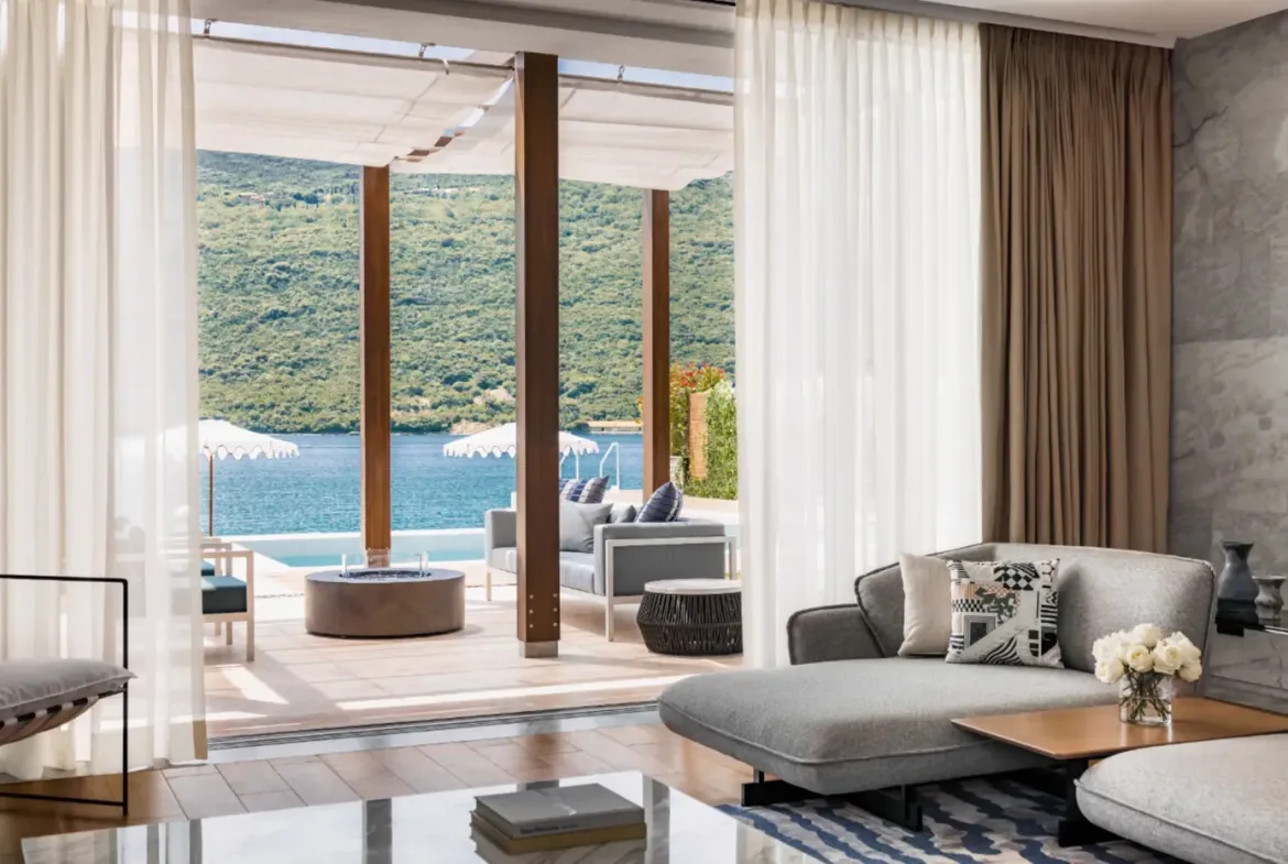 One&Only branded private villa on the first line to the sea, Portonovi, Herceg Novi