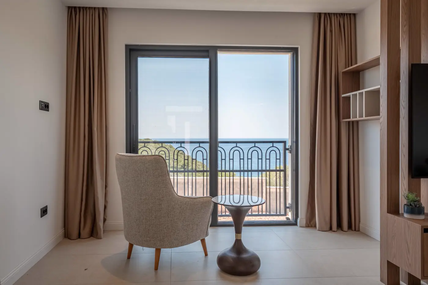 New contemporary villa in Mediterranean style, Reževići, Budva