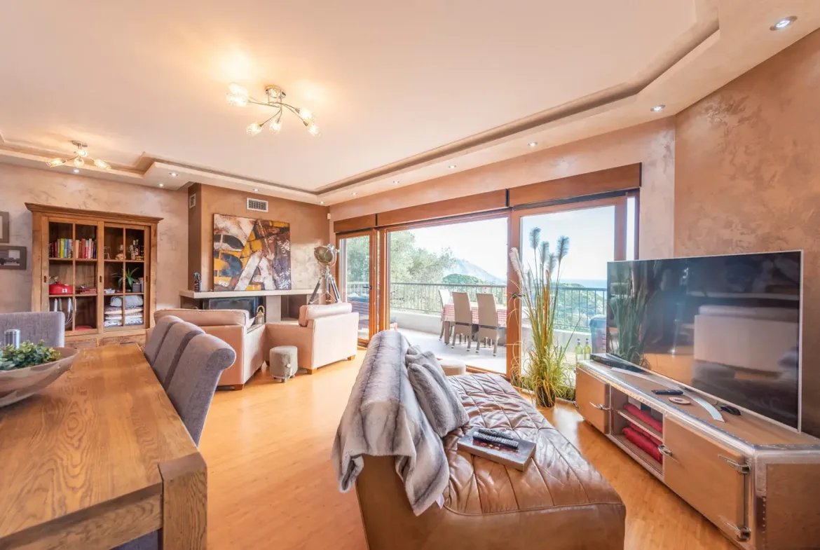 Stone villa with pool and panoramic sea view, Markovići, Budva