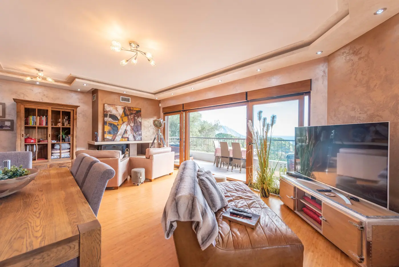 Stone villa with pool and panoramic sea view, Markovići, Budva