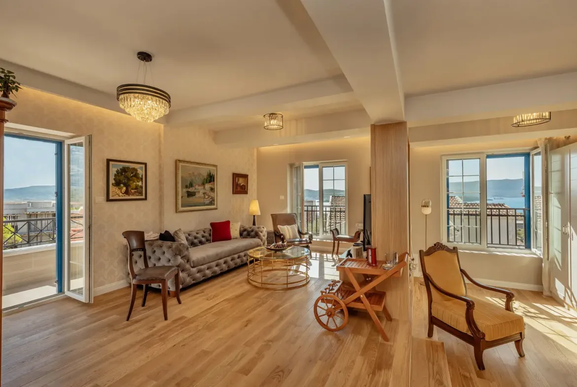 Luxury stone villa with outdoor pool, Kava, Tivat
