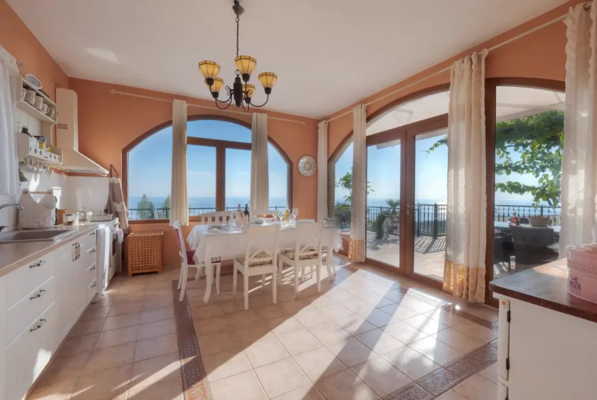 Authentic villa with pool and panoramic sea view, Zagora, Kotor