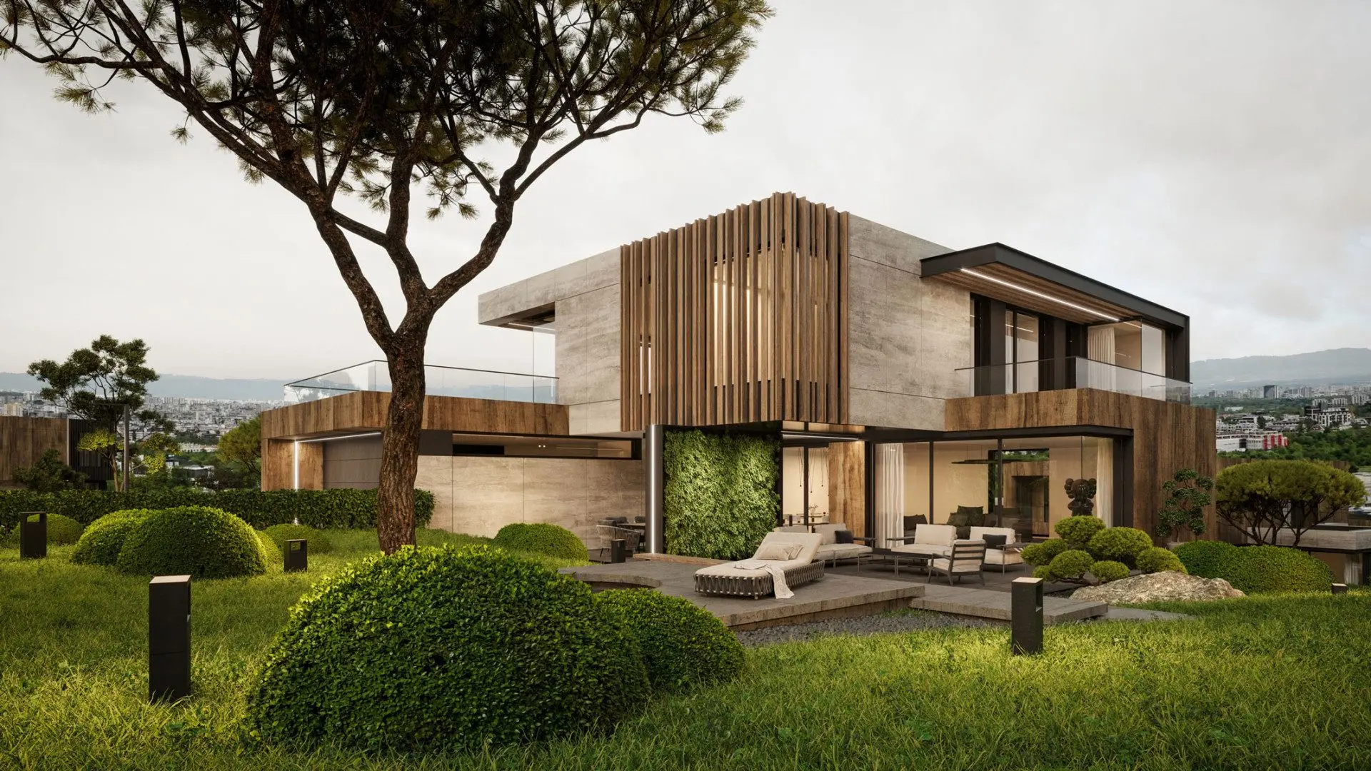 09965c7f2251cffa10e5cd767defebf8 Single-family house in a new premium complex in the Dragalevtsi area